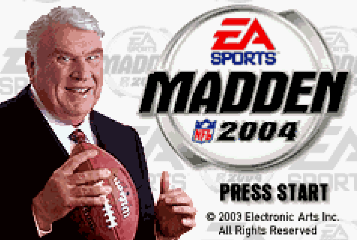 MaddenNFL2004/Madden NFL 2004 Title Screen 